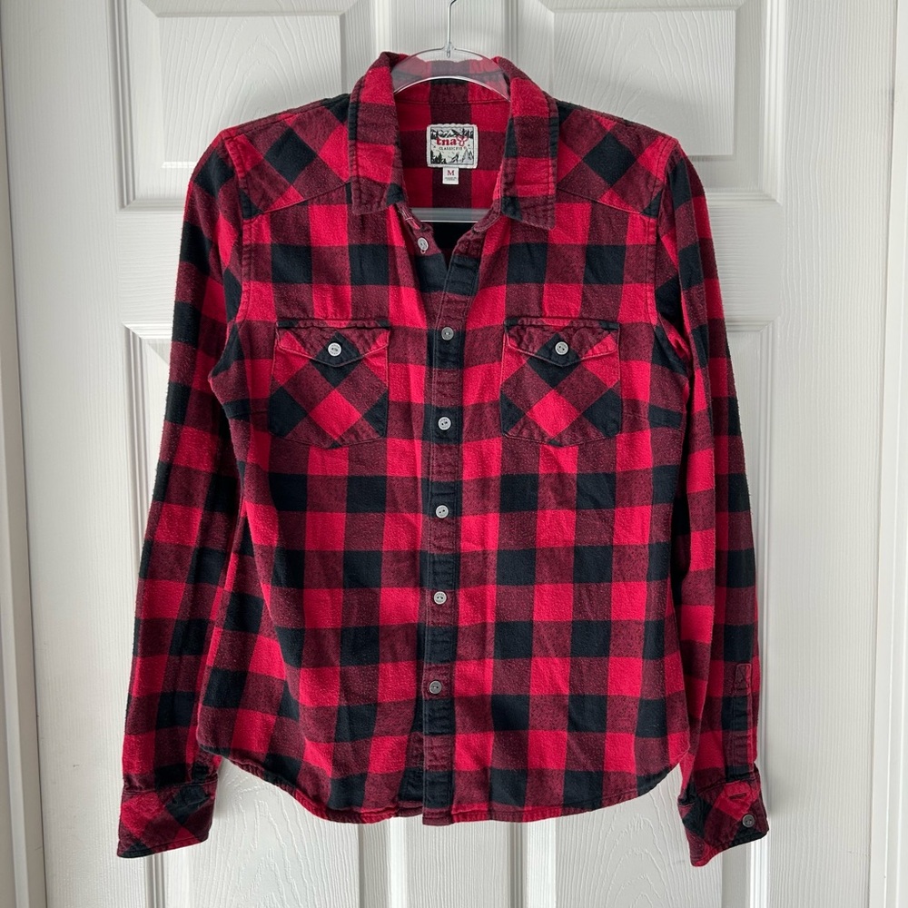 TNA Classic Fit Flannel Button Up